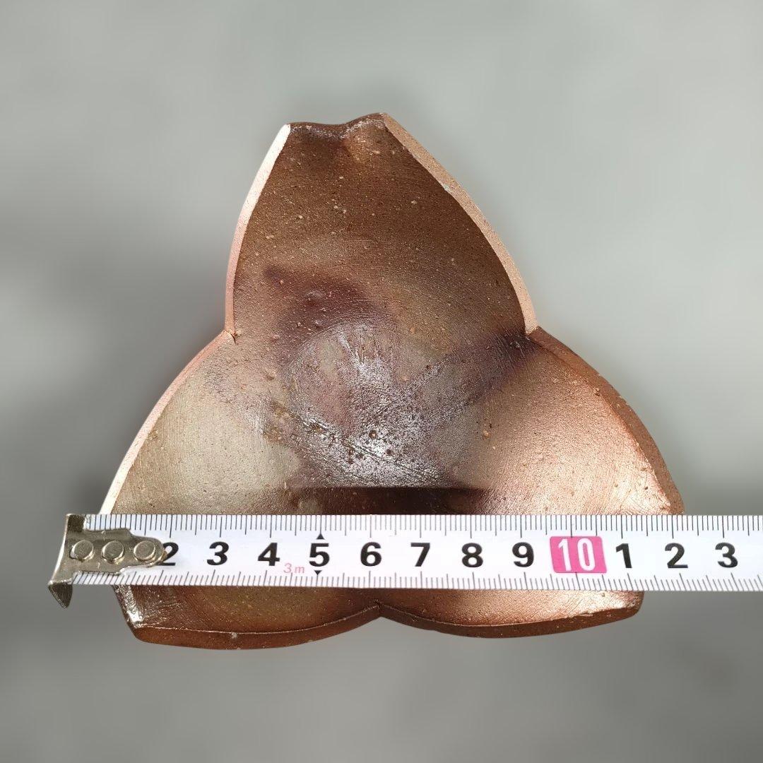 A1342-4/備前焼/閑谷窯/目澤孝 作/備前割山椒向付5客/飾鉢/菓子鉢/