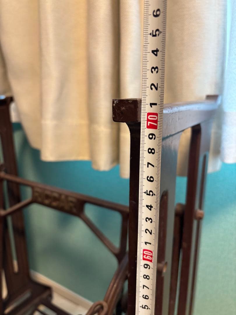 RICCAR ヴィンテージ木製テーブル　ミシン台　アンティーク