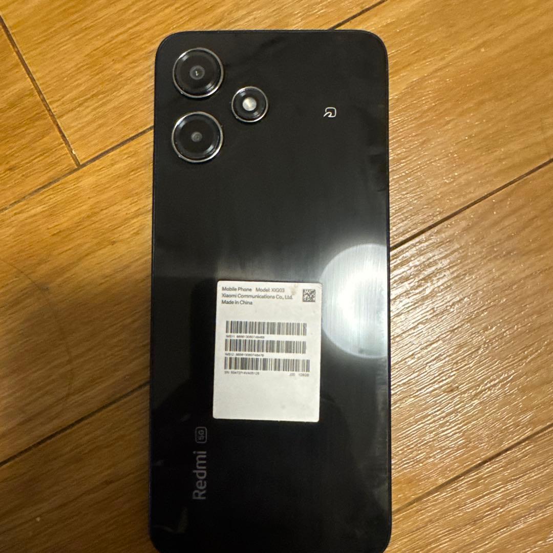 美品　Xiaomi Redmi 12 5G ブラック 本体