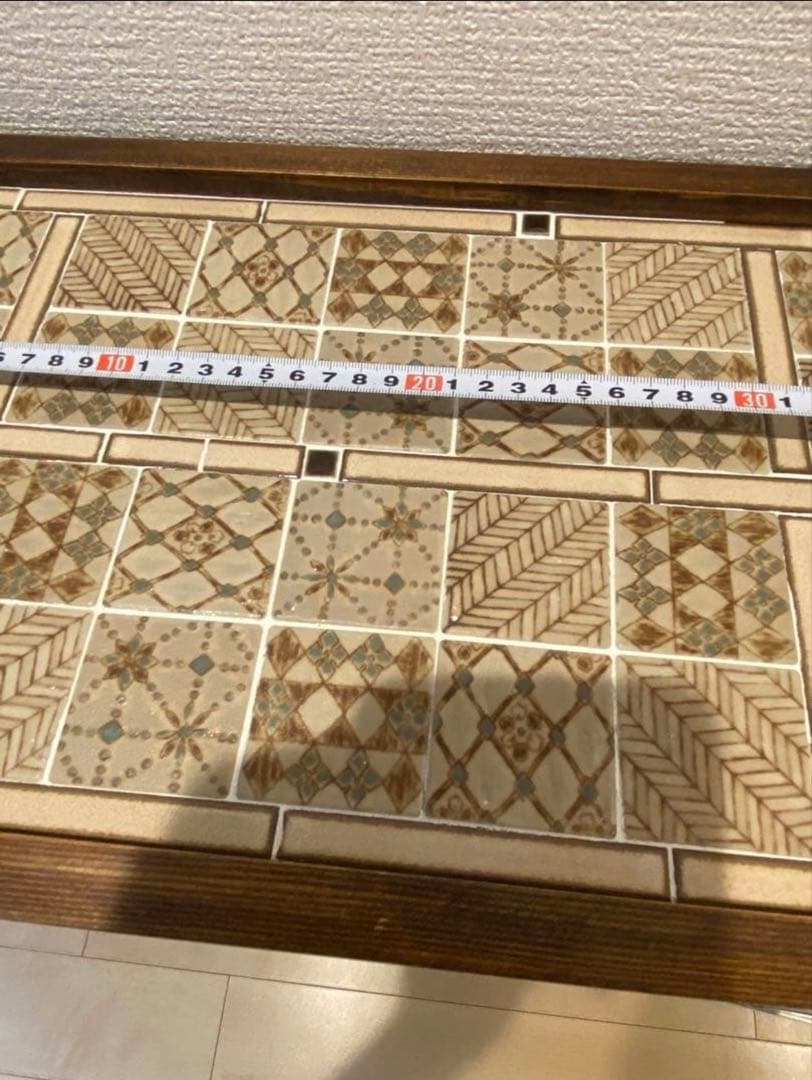 タイルトレー　1枚　 古道具　お盆