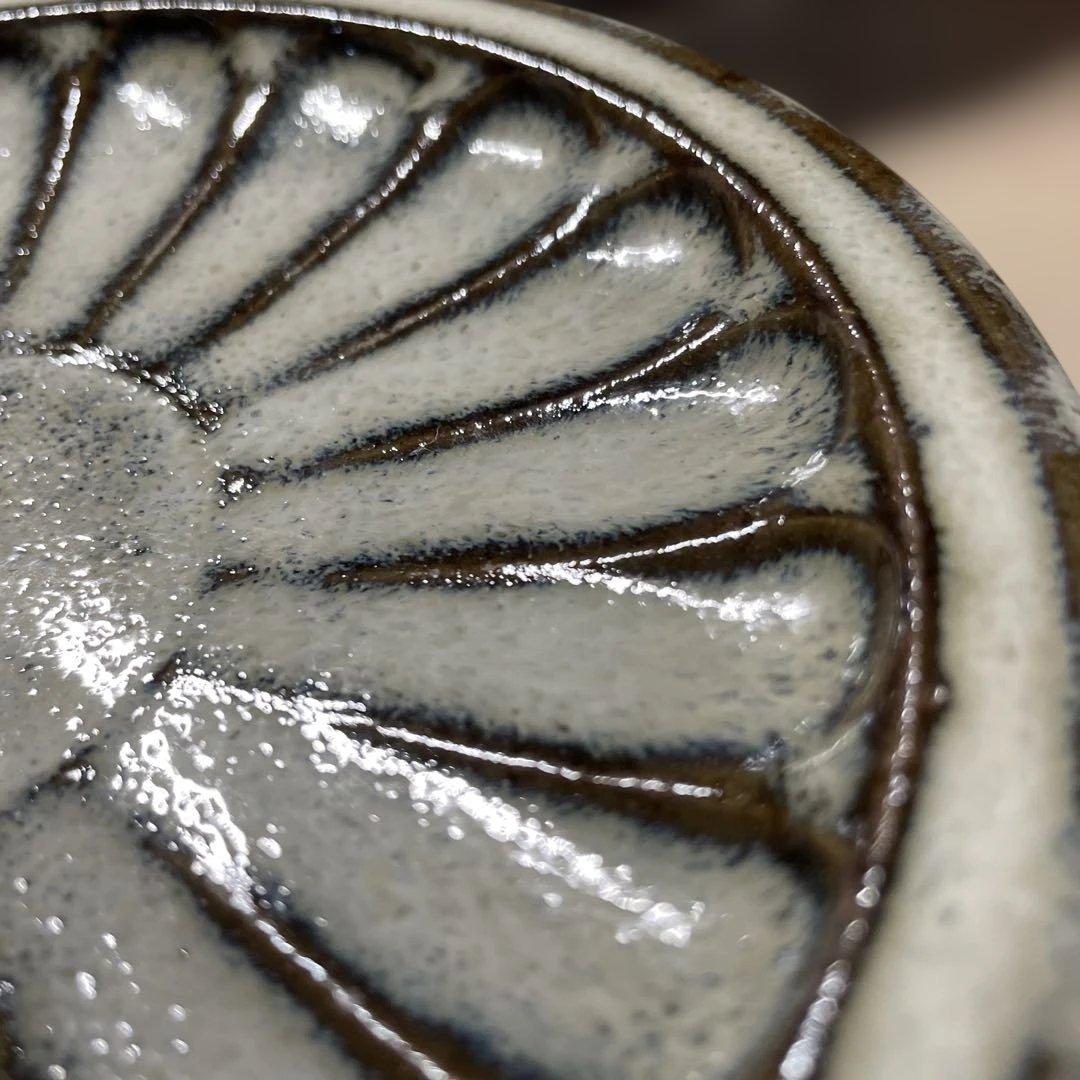 丹波　名工　生田和孝　白釉銘々皿　5枚　共箱