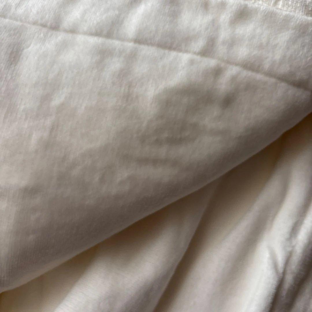 未使用　西川　シングル高級綿毛布140cm×200cm 白色　日本製