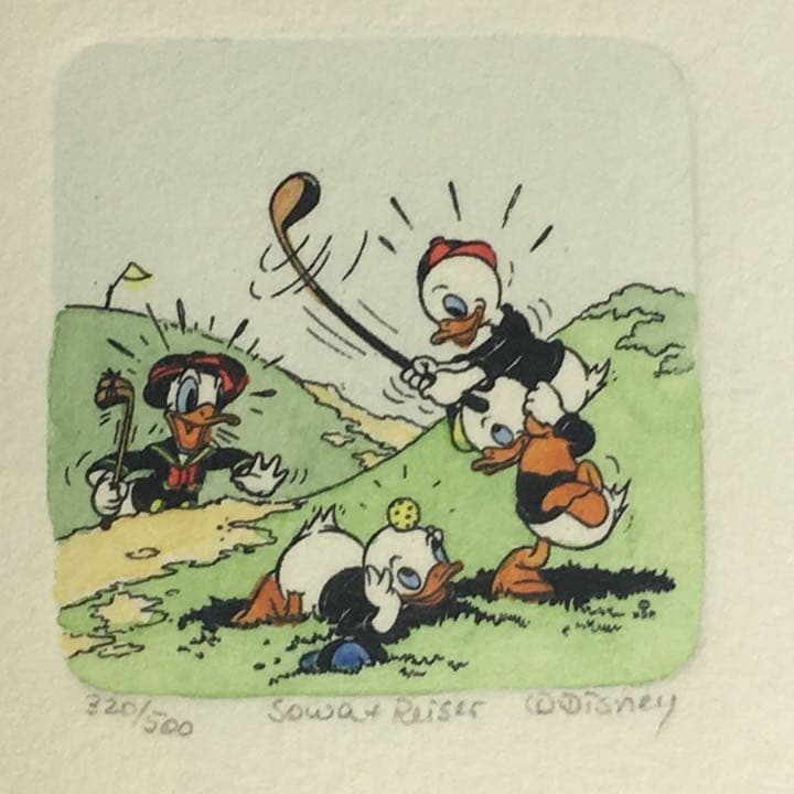 ディズニー　Sowa+Reiser エッチング　絵画