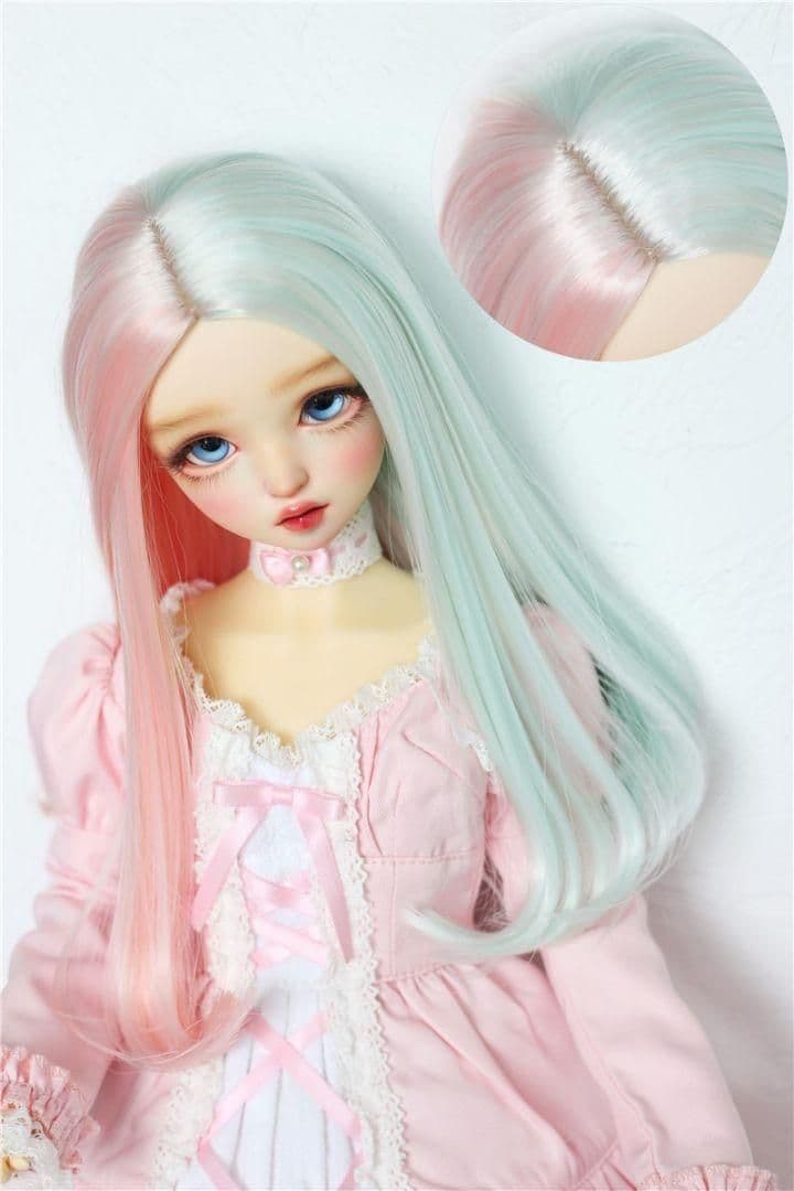 AS26 BJD 1/3 人形 ドール　用ウィッグ カツラ 耐熱 ハンドメイド