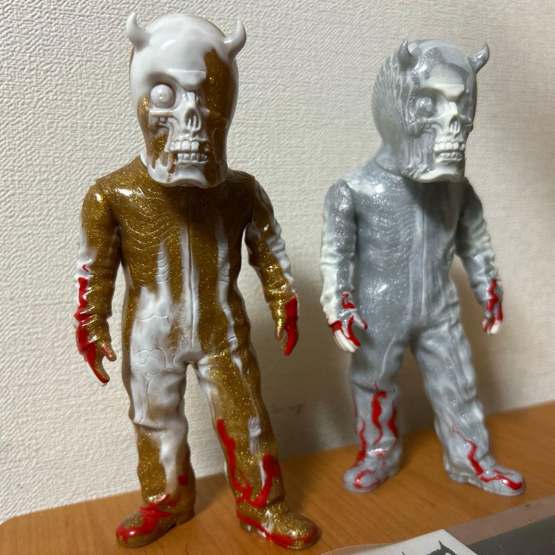 BALZACスカルマン ソフビ　頭の紙袋付き