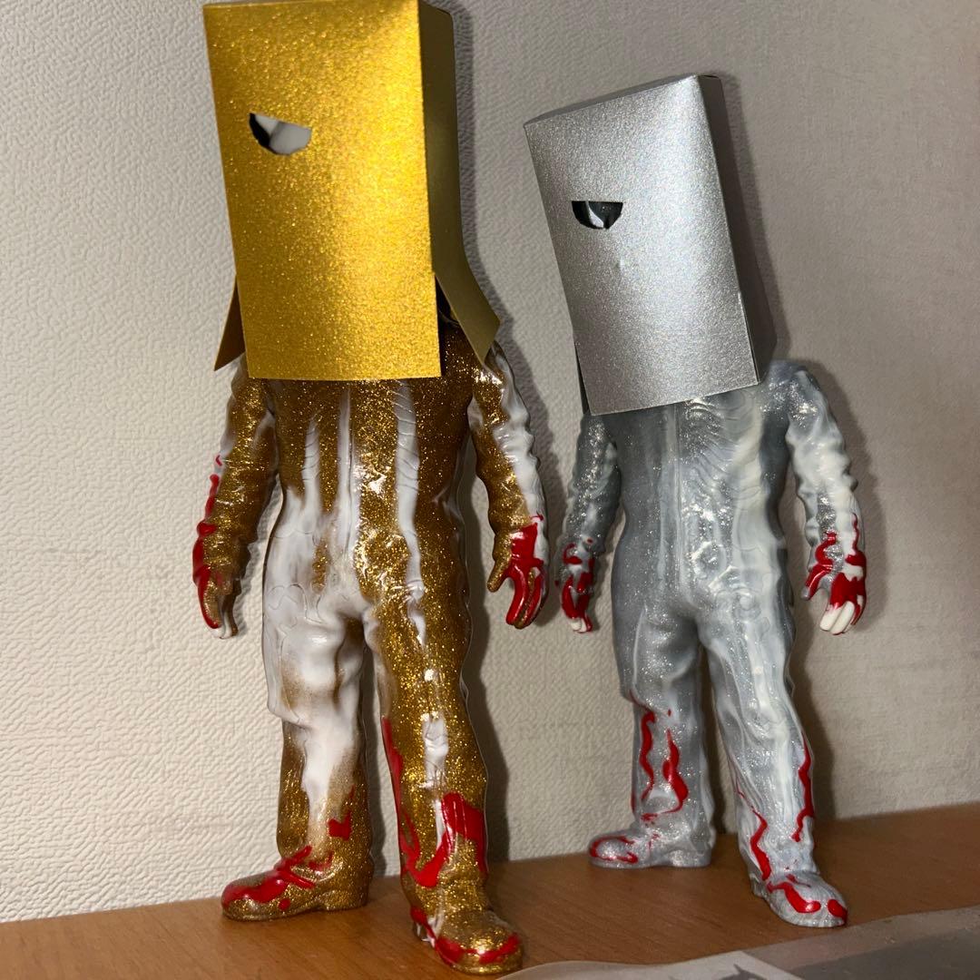 BALZACスカルマン ソフビ　頭の紙袋付き