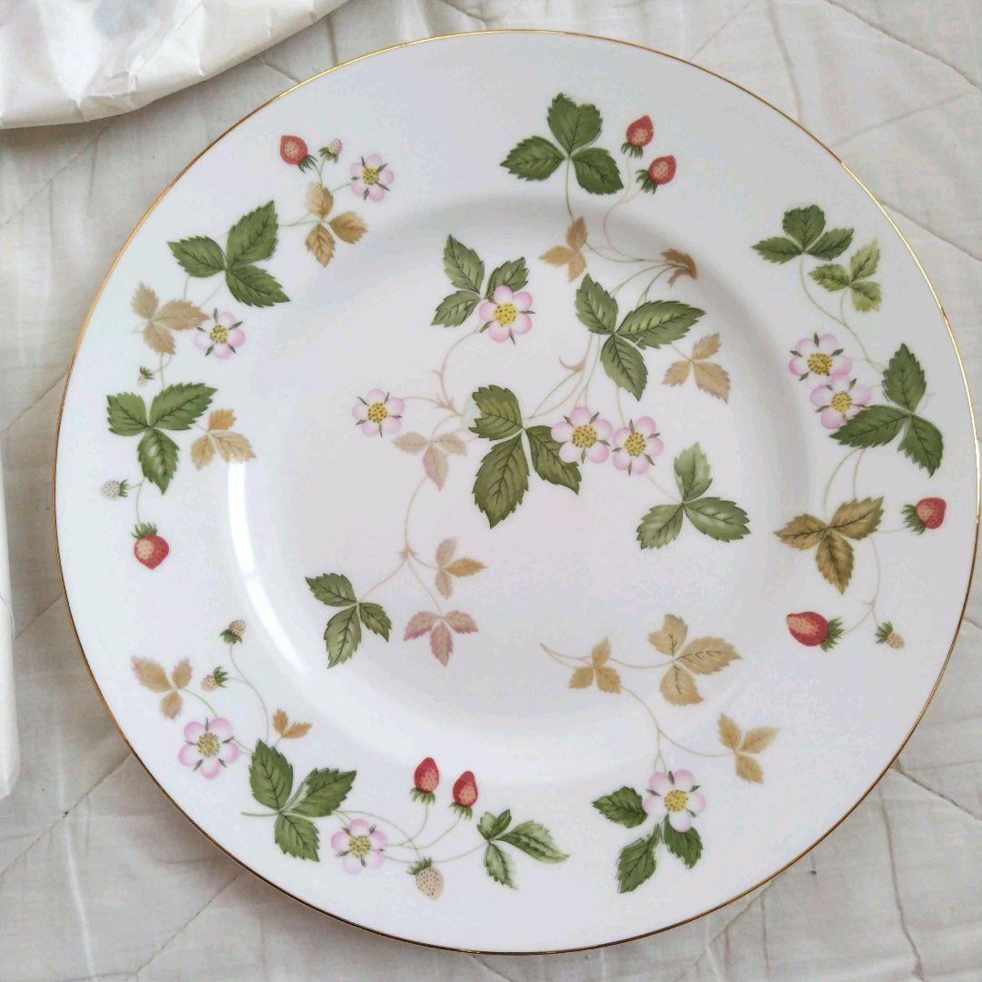 【】大1 小2 / 皿3枚 ワイルドストロベリー 新品 箱入り