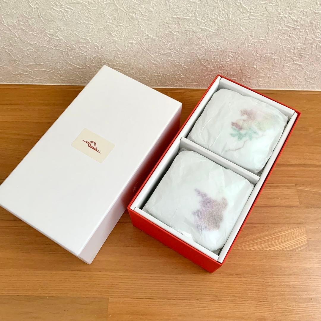 こちらはパンダです　深川製磁　豊穣　ペア蓋物　新品未使用