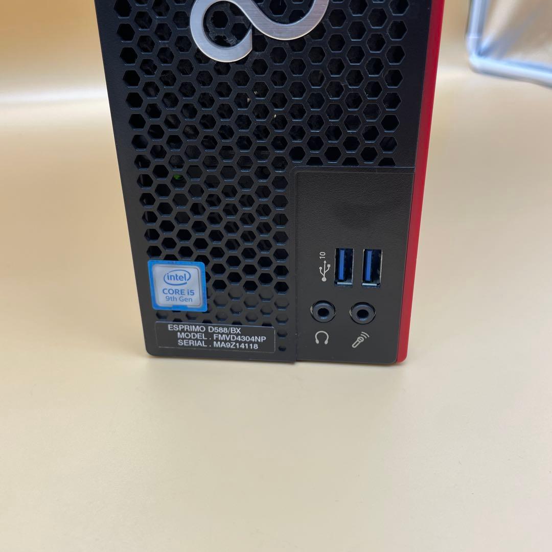 Windowsデスクトップ ESPRIMO D588/BX i5-9500 8G 500GB