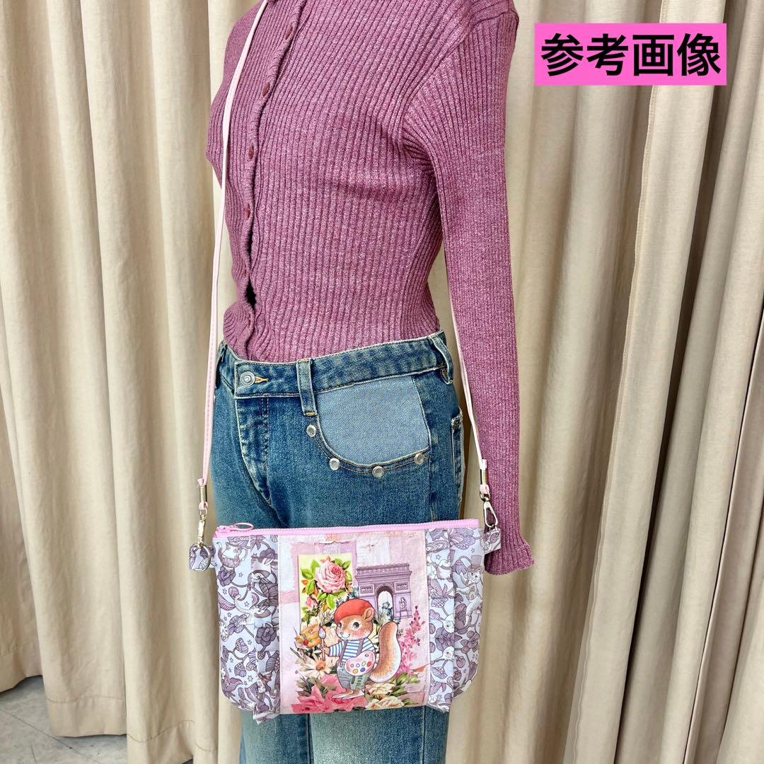 ジョリーフルール　コラコラ＆メゾンド　25㎝両サイドフリルショルダーバック