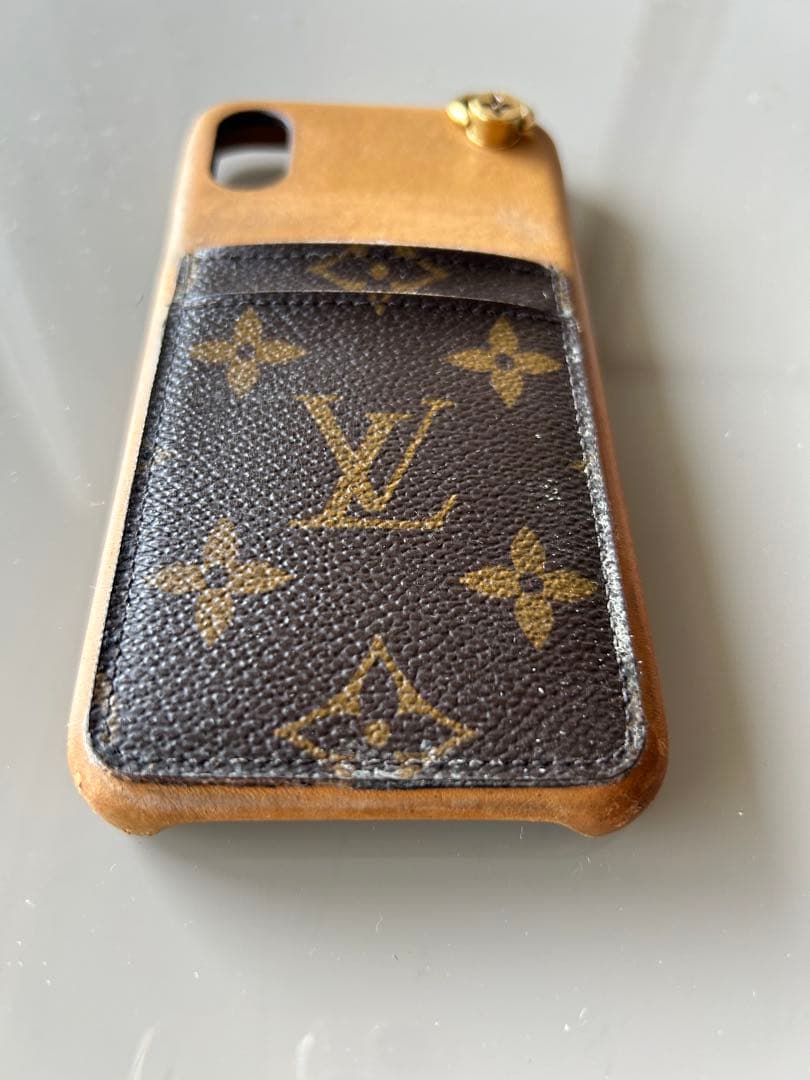 ルイヴィトンLV モノグラム iPhone X/XS レザー スマホケース