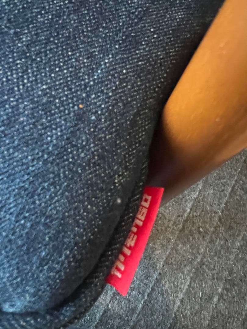 美品　カリモク60 Kチェア 2シーター リミテッド　カイハラデニムソファ