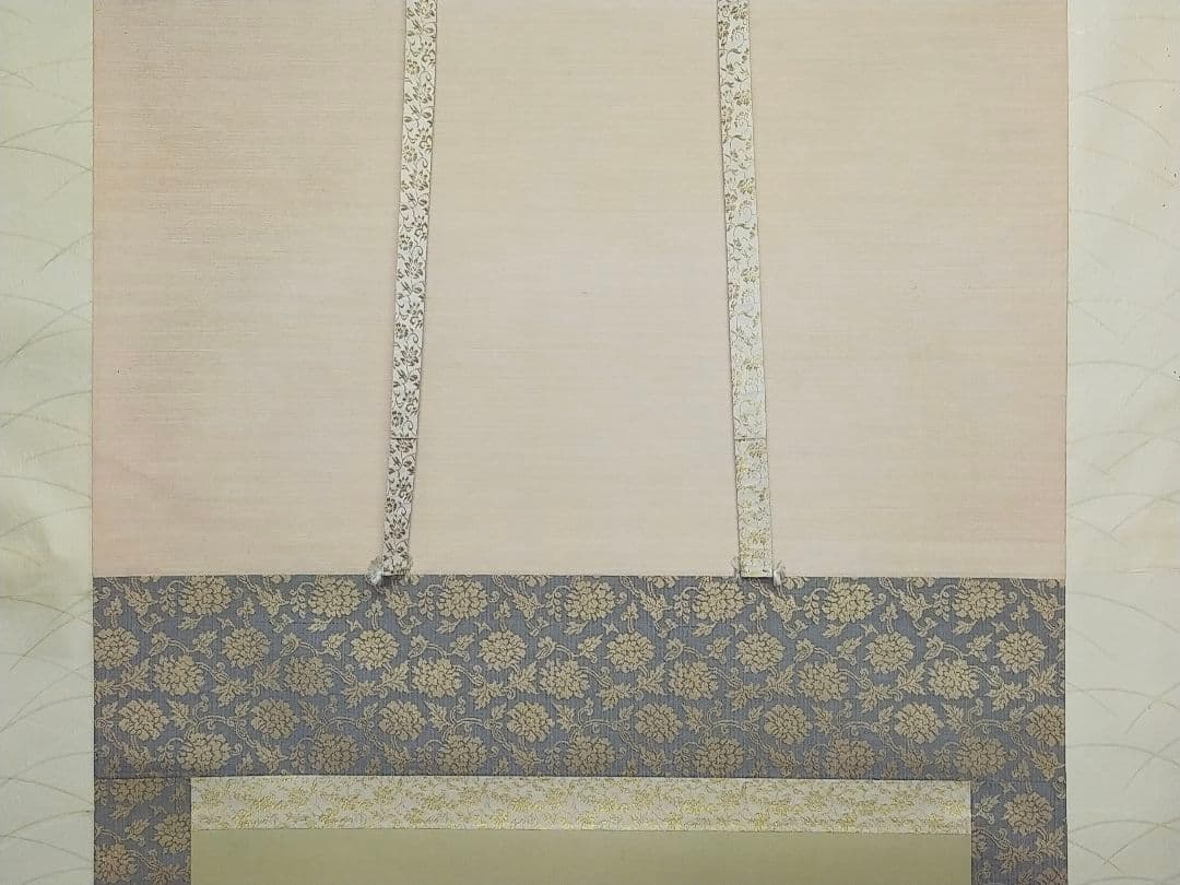 ♥【模写】　掛軸　菱田春草　遊鯉図　桐箱付き　掛け軸　骨董品