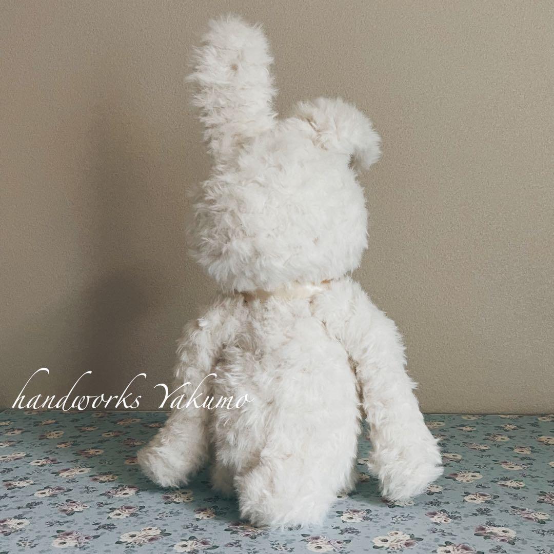 sample うさぎ　あみぐるみ　ぬいぐるみ　白　毛糸　ふわふわ　オリジナル
