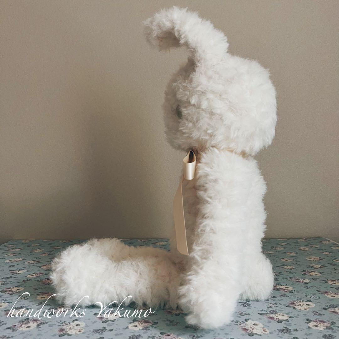 sample うさぎ　あみぐるみ　ぬいぐるみ　白　毛糸　ふわふわ　オリジナル