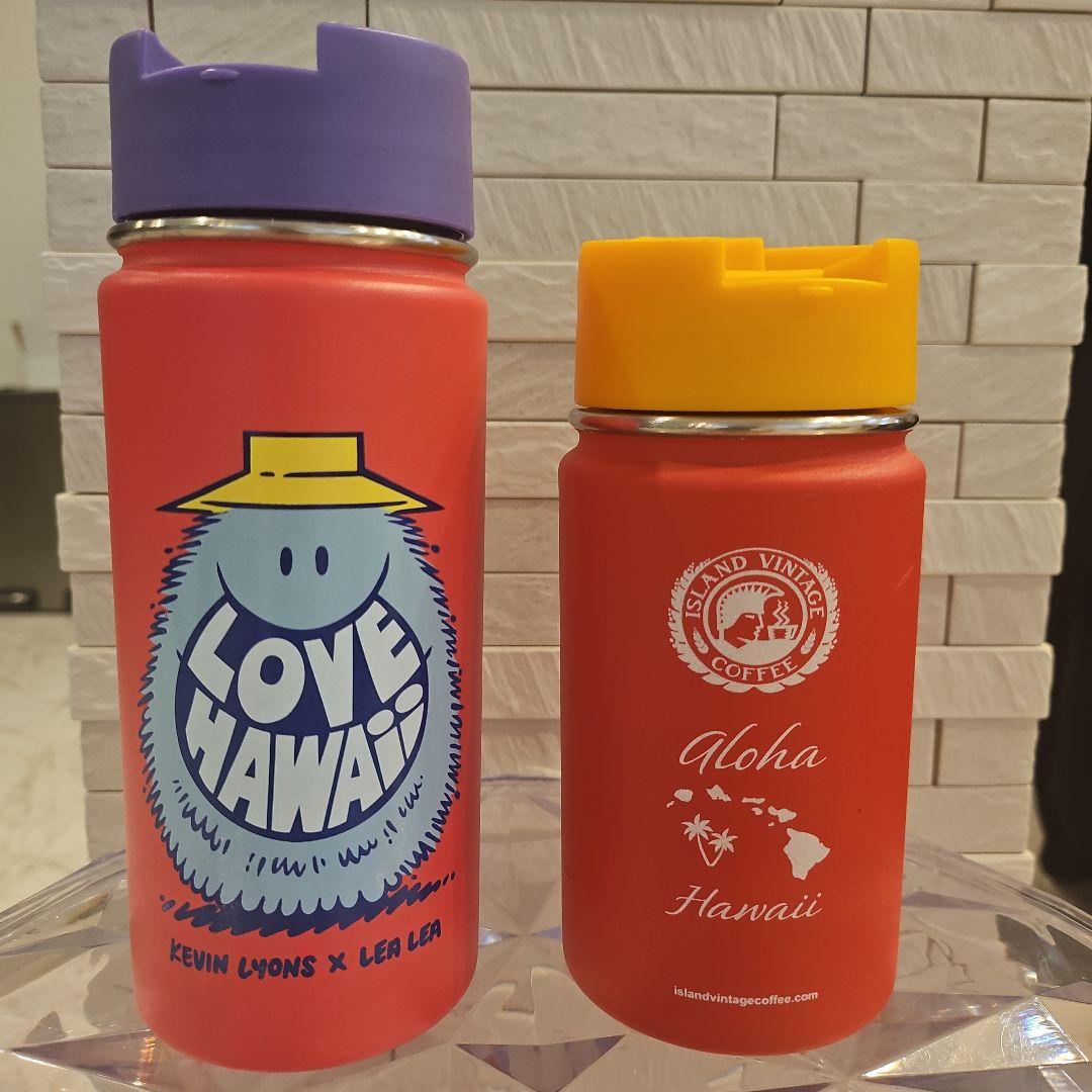 ♡新品未使用♡　レア　コラボ　水筒　魔法瓶　ストロー　保冷　キャップ