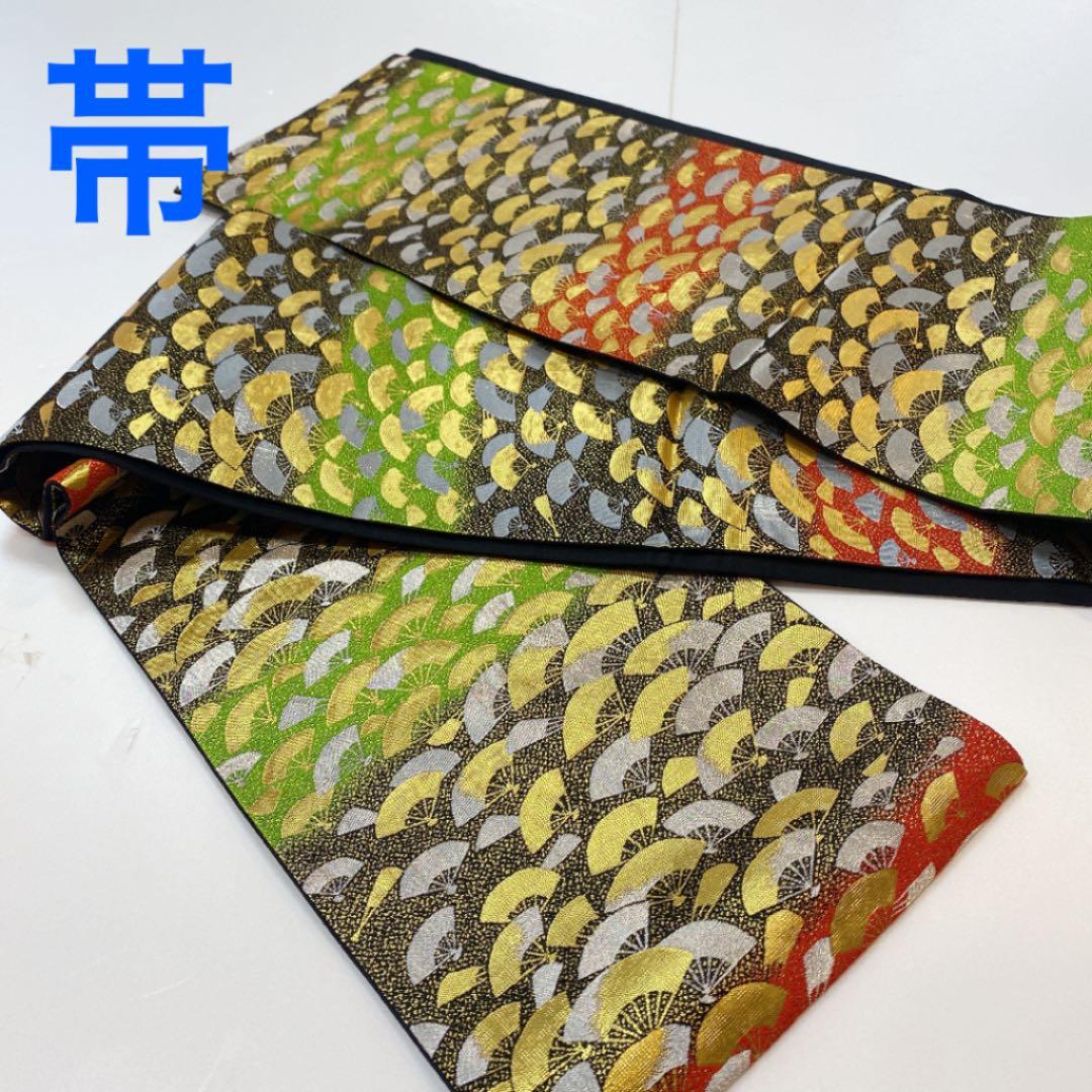 七五三 着物　7歳女の子　正絹　紅型