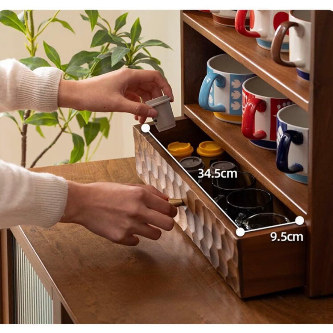 【赤字覚悟の大幅値下げ中‼️】無垢材卓上調味料ラック