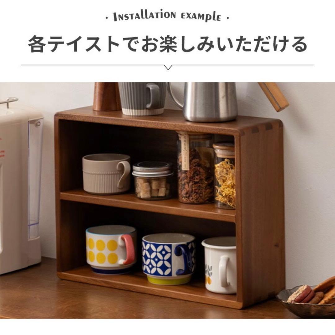 【赤字覚悟の大幅値下げ中‼️】無垢材卓上調味料ラック