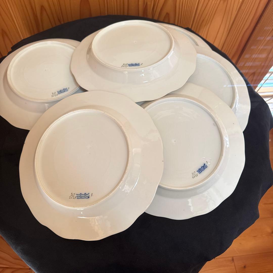   金彩花柄陶磁器 デイナープレートセット 廃盤