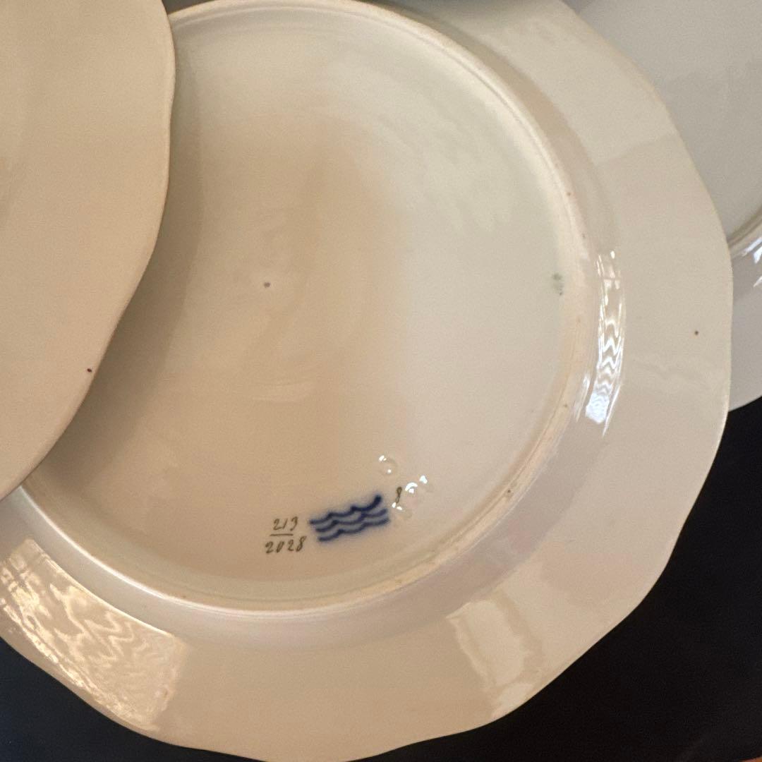   金彩花柄陶磁器 デイナープレートセット 廃盤