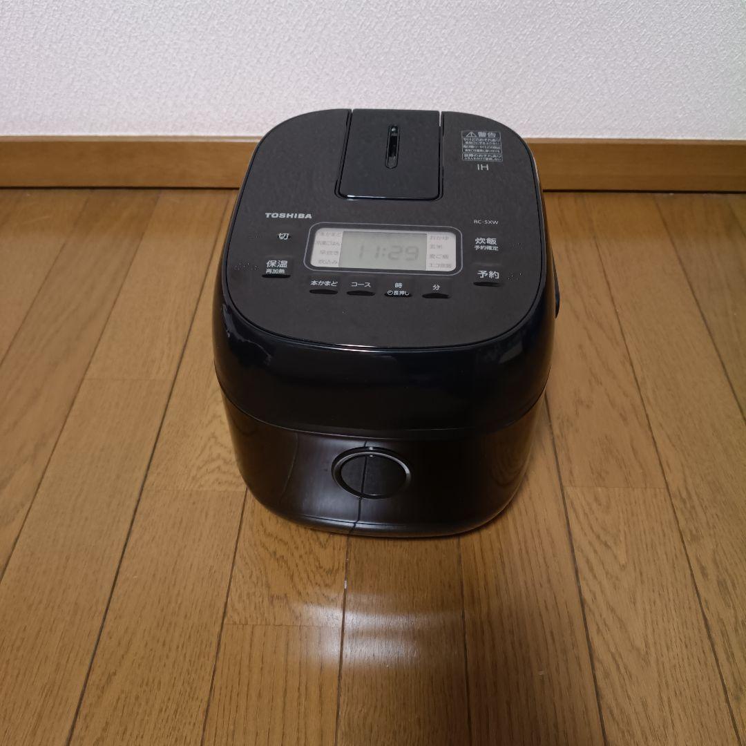 東芝　IHジャー炊飯器　RC-5XW　3合