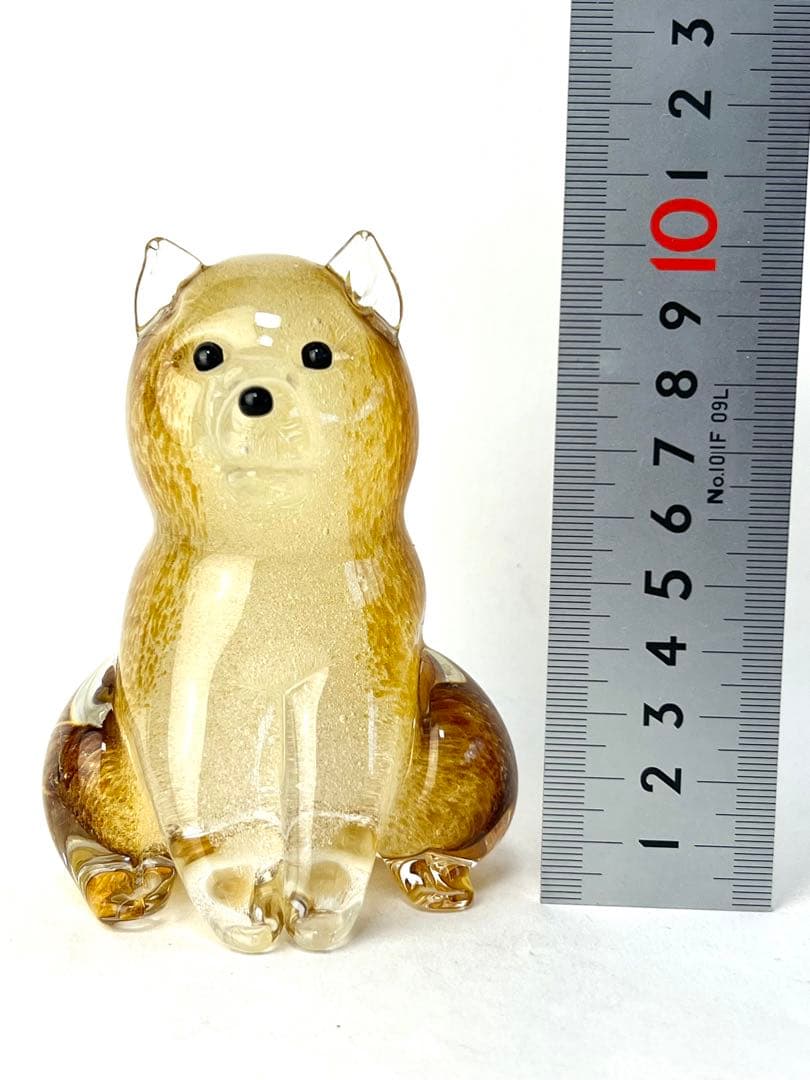 ガラス 犬 戌 柴犬 作家さん手作り