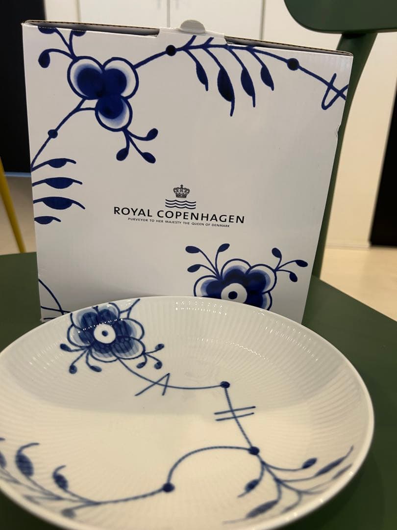 未使用】ロイヤルコペンハーゲン メガ ディーププレート 20cm