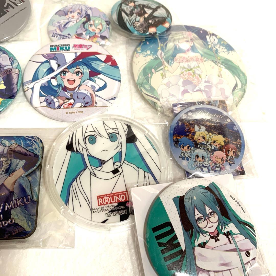 初音ミク　缶バッジ　グッズ　15点　まとめセット　特典や非売品込み