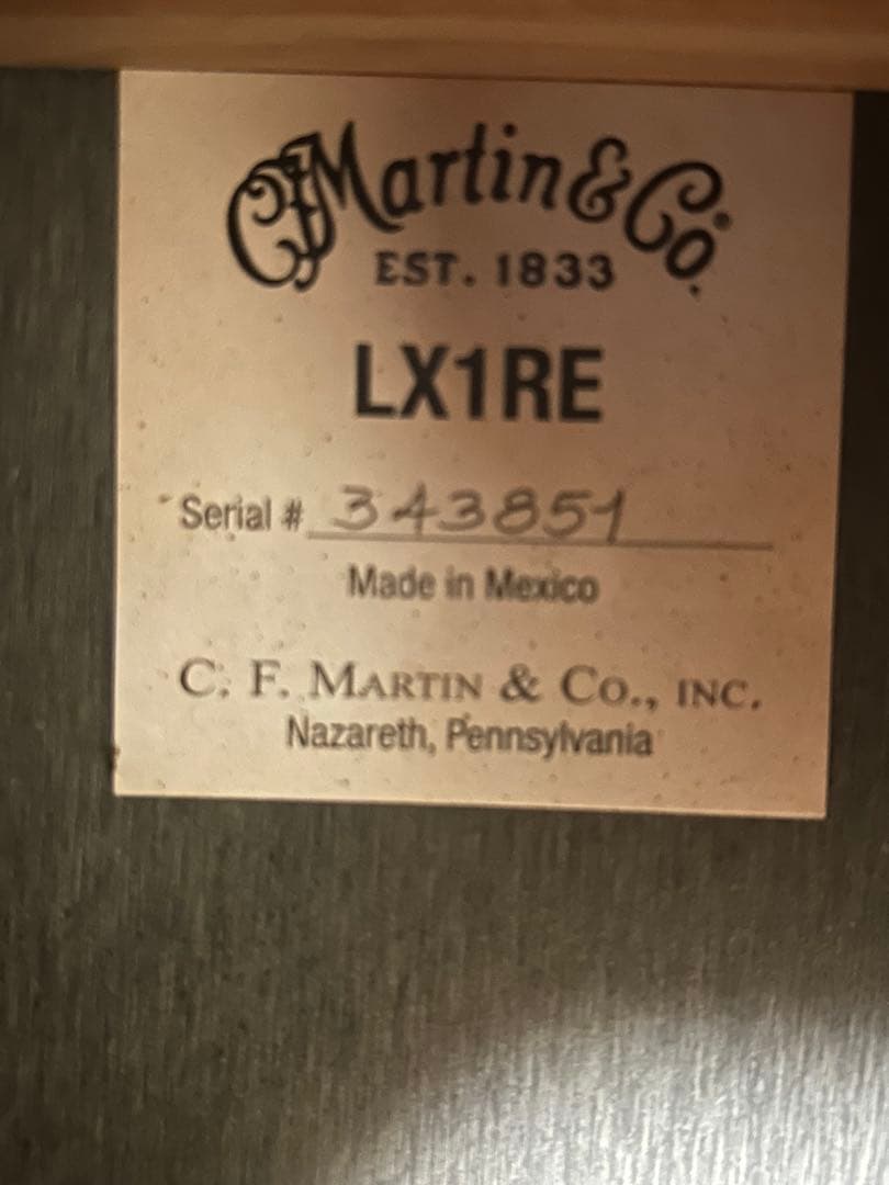 Martin LX1R Little Martin リトルマーチン