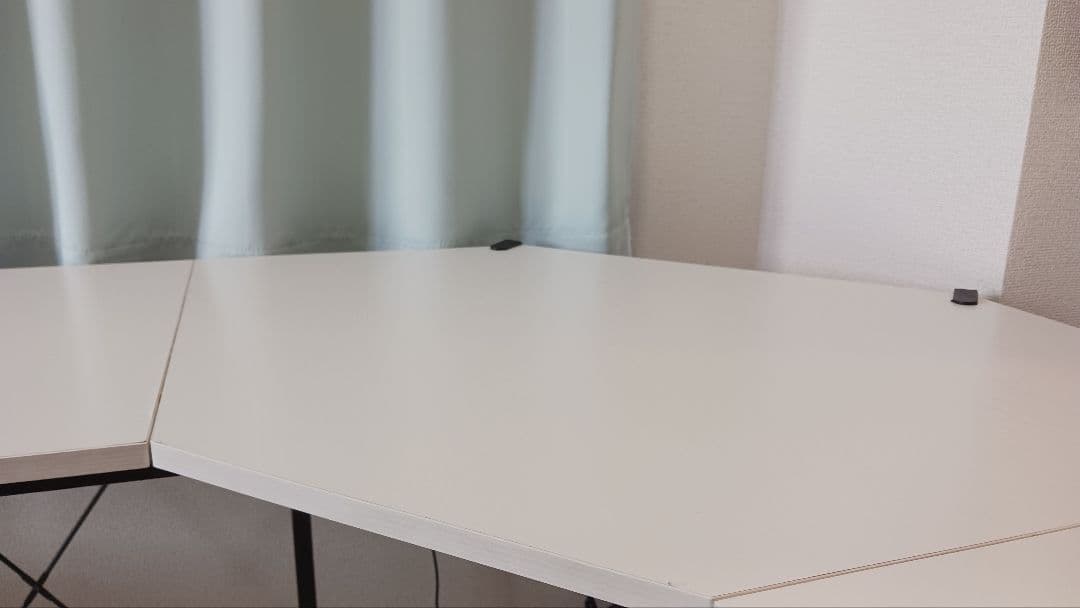 L字　パソコン　ゲーミング　デスク　棚付き　組立　机　説明書無し