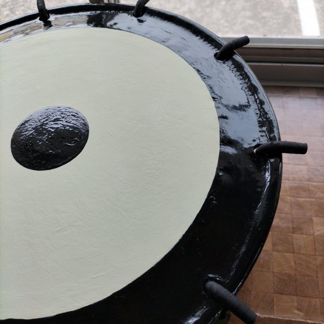 和太鼓　締太鼓　ターンバックル仕様　 高さ21cm 中古品①