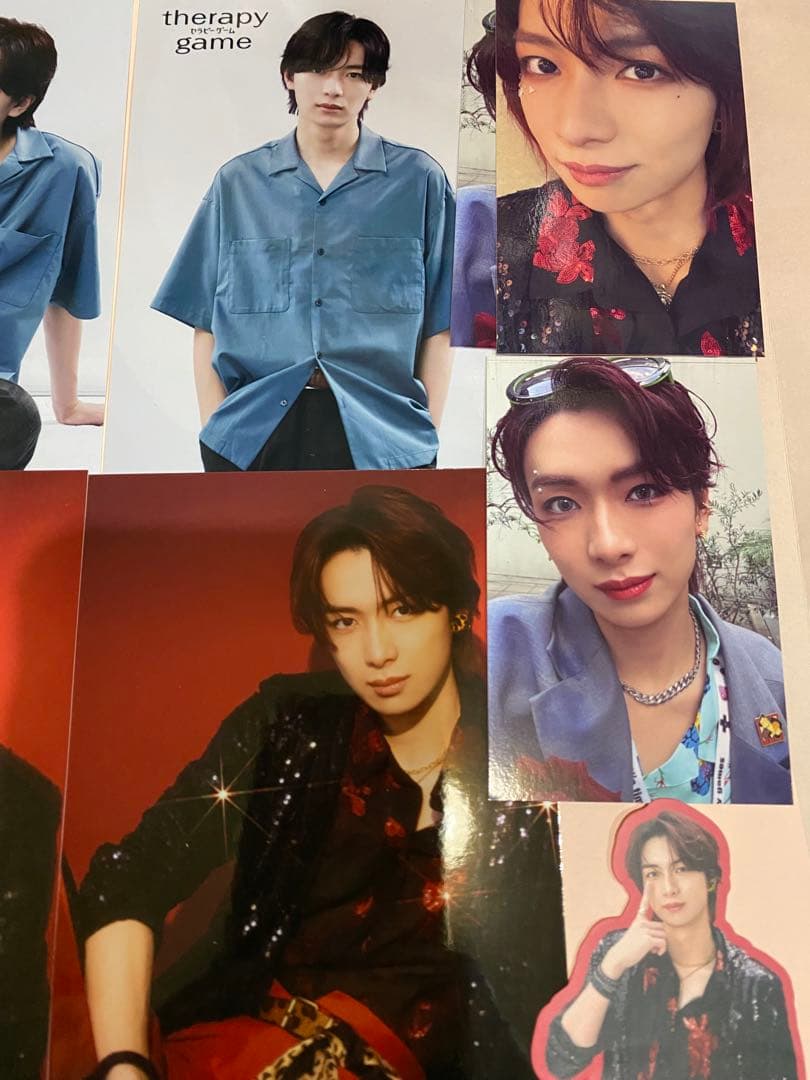 龍宮城　冨田侑暉　セラピーゲーム　アクリルスタンド、あっかんべ　写真グッズセット