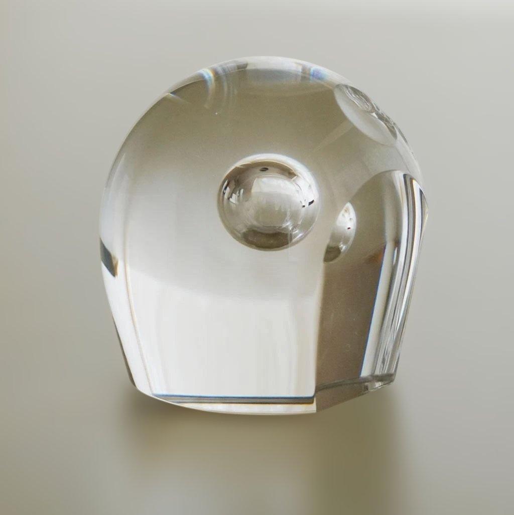 【カガミクリスタル／KAGAMI CRYSTAL 】フクロウ　吉田丈夫