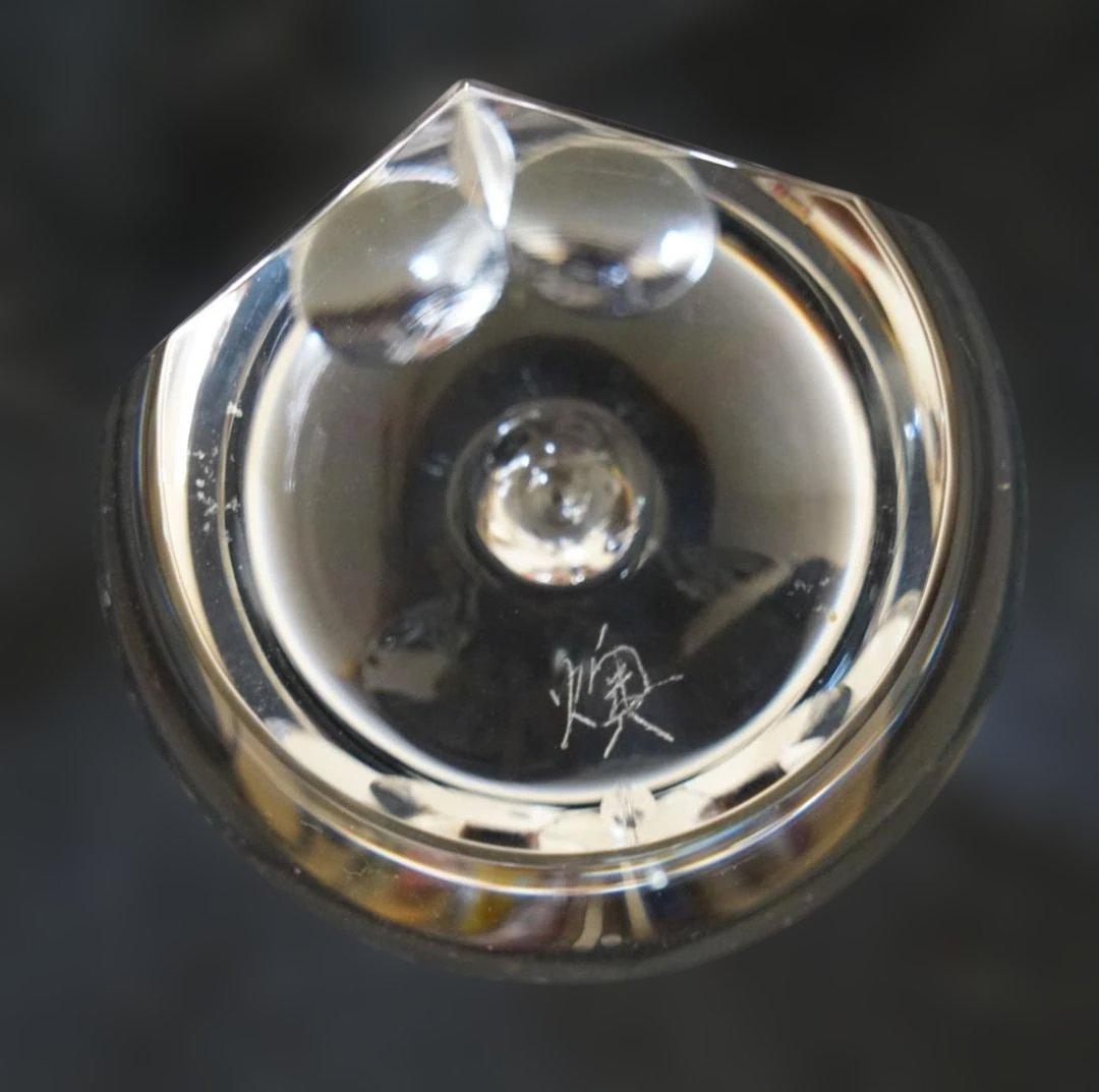 【カガミクリスタル／KAGAMI CRYSTAL 】フクロウ　吉田丈夫