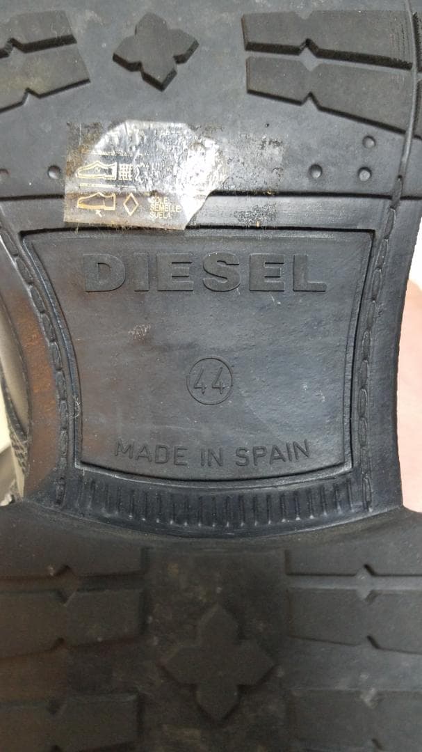 DIESEL ミリタリーブーツ ブラック カモフラージュ