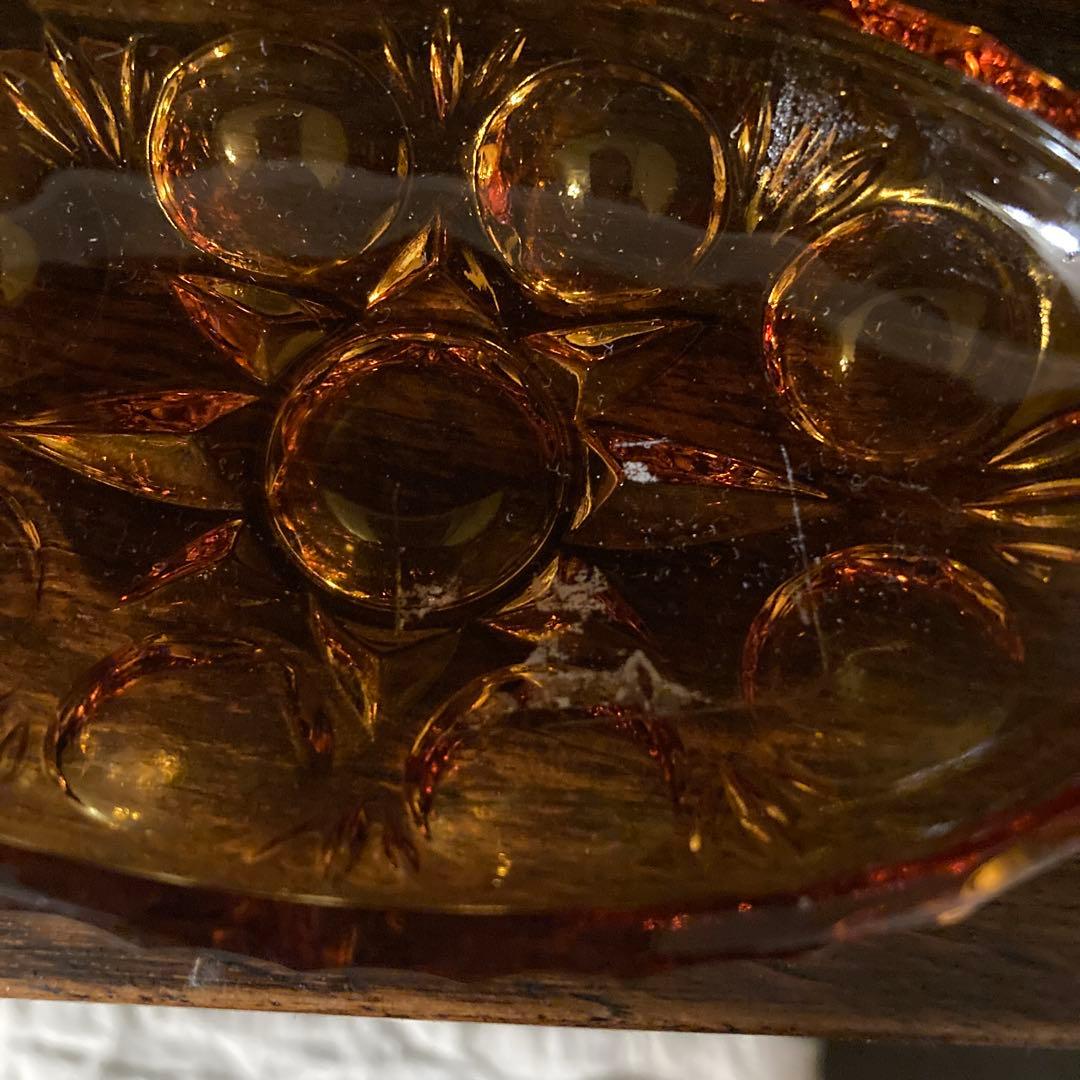 ADERIA COLOR 豆皿　１０枚　アンバー　レトロ