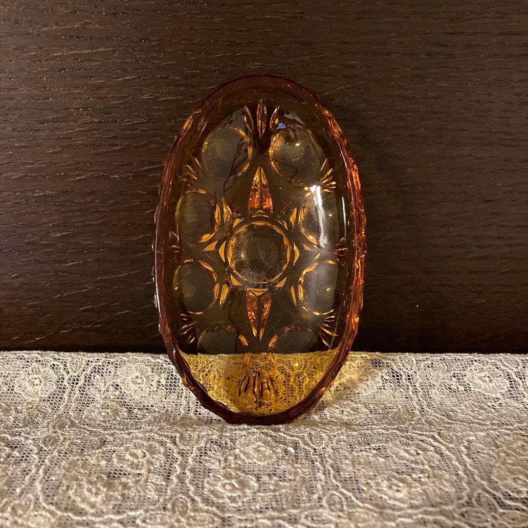 ADERIA COLOR 豆皿　１０枚　アンバー　レトロ