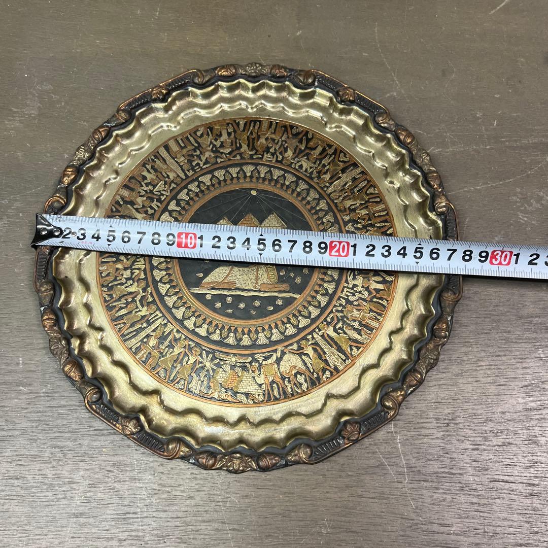 エジプト　皿　飾り皿　壁掛け　プレート