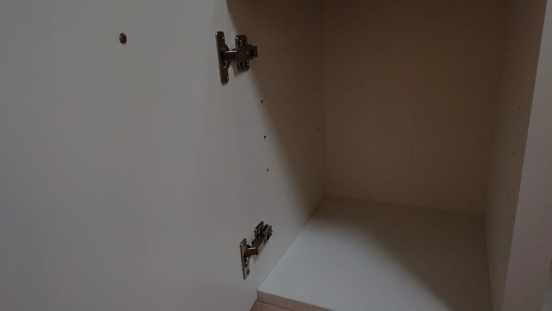 キッチン収納キャビネット ホワイト