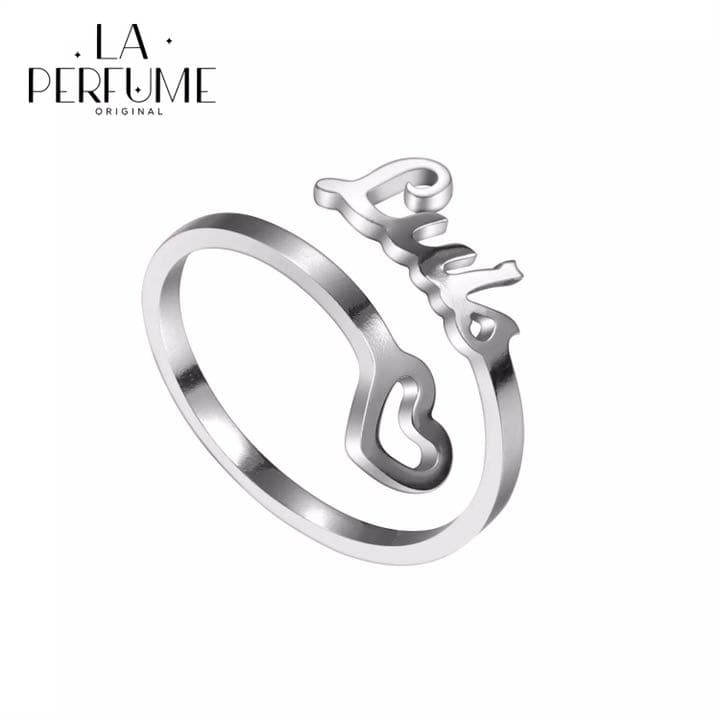 名入れ♡中抜きハート♡カスタムリング✨イニシャル♡シンプル✨オリジナル✨手作り