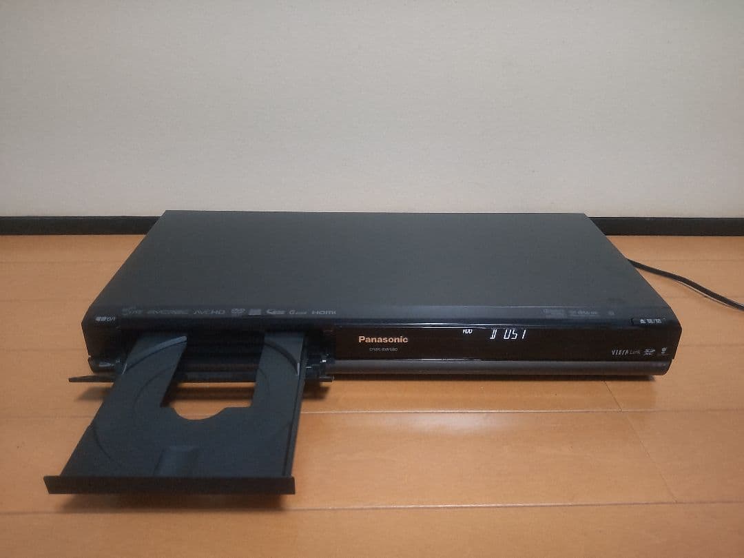 パナソニック　DIGA DMR―BW680 500GB→1TB プチメンテ済み