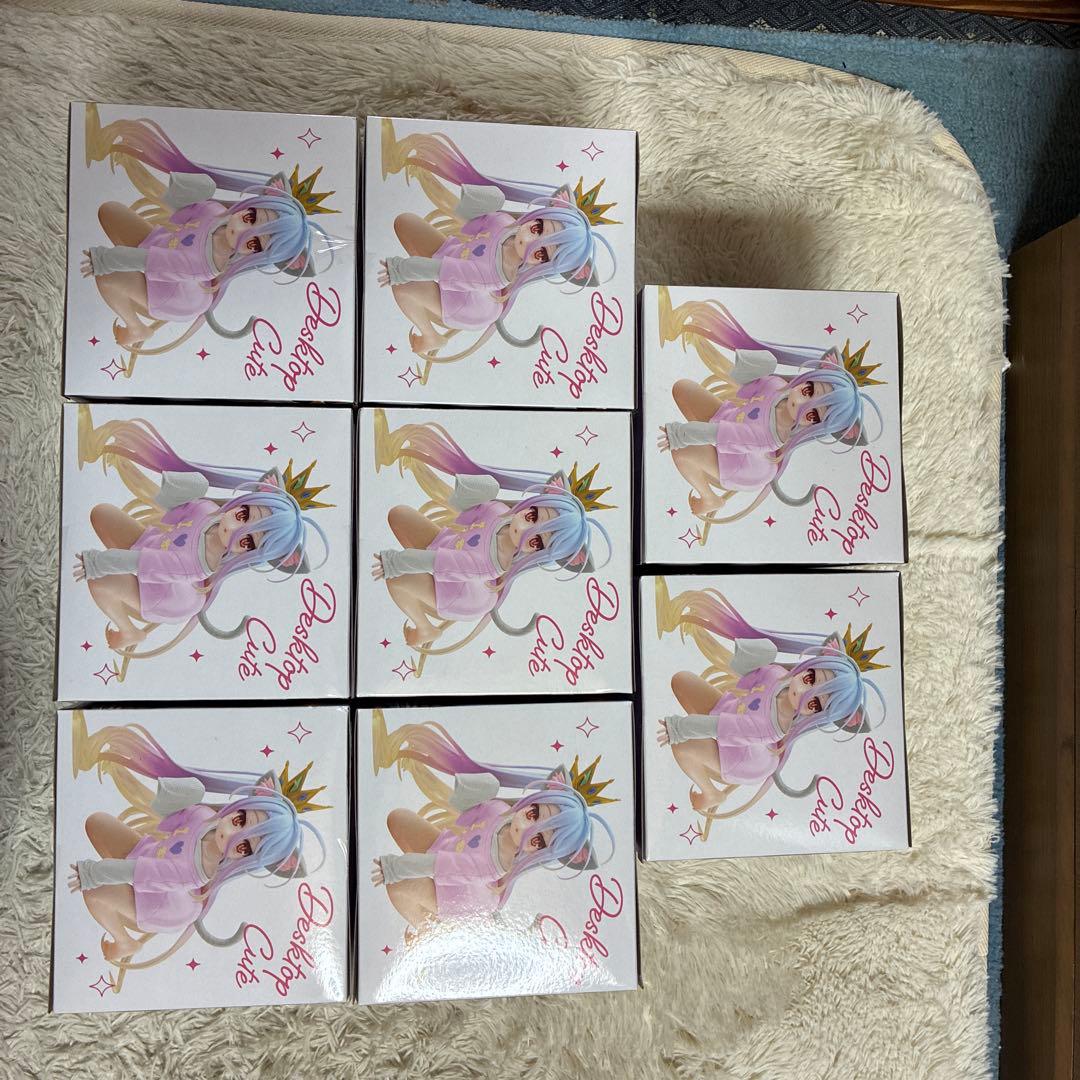 ノーゲーム・ノーライフ　白猫耳 フィギュア 8個セット