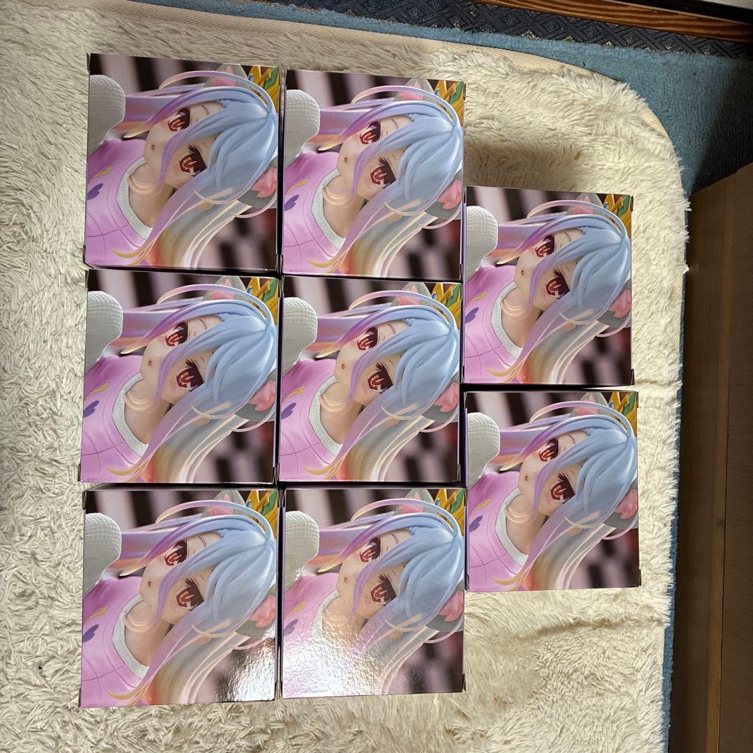 ノーゲーム・ノーライフ　白猫耳 フィギュア 8個セット