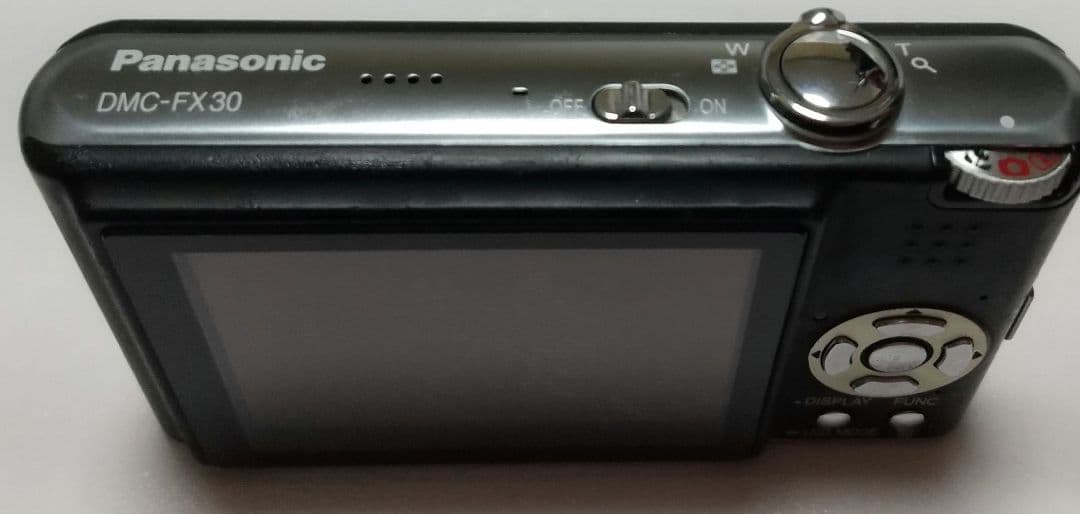 動作確認済み パナソニック LUMIX DMC-FX30 ブラック デジカメ