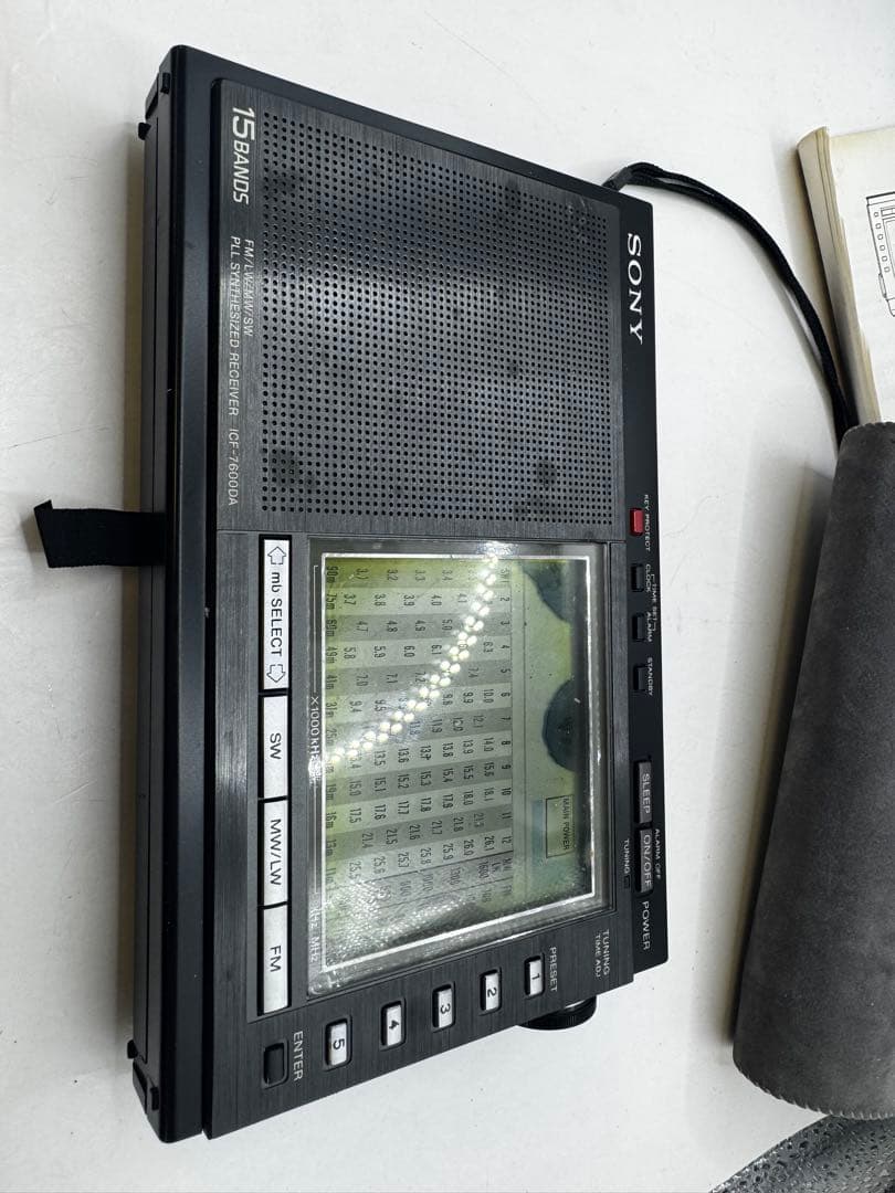 SONY　ソニー　ラジオ　ICF-7600DA 　ジャンク