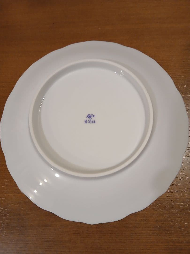 未使用　香蘭社　銘々皿　5客セット　磁器　プレート