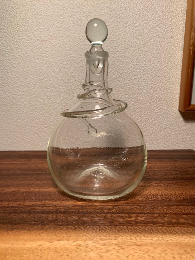 倉敷ガラス 小谷眞三 首巻小瓶 吹きガラス 小谷栄次 横山秀樹