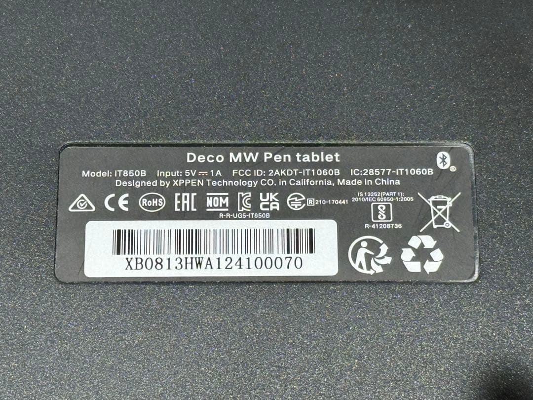 未使用品ワイヤレスXP-PEN Deco MW Pen Tablet