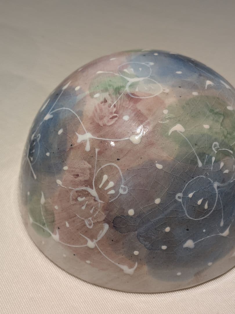 工房ゆずりは　瀬戸焼　ボウル　タンブラー　セット　蝶々　手描き